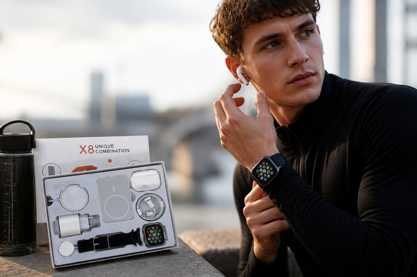Coffret Apple Premium – AirPods, Apple Watch & Accessoires